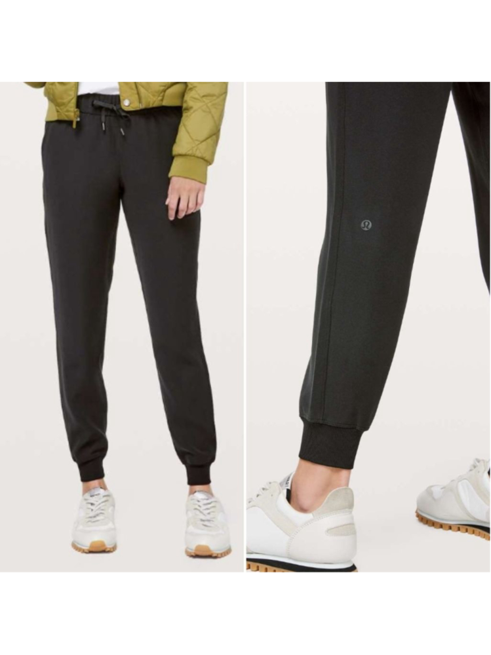 lululemon athletica Black Track Joggers